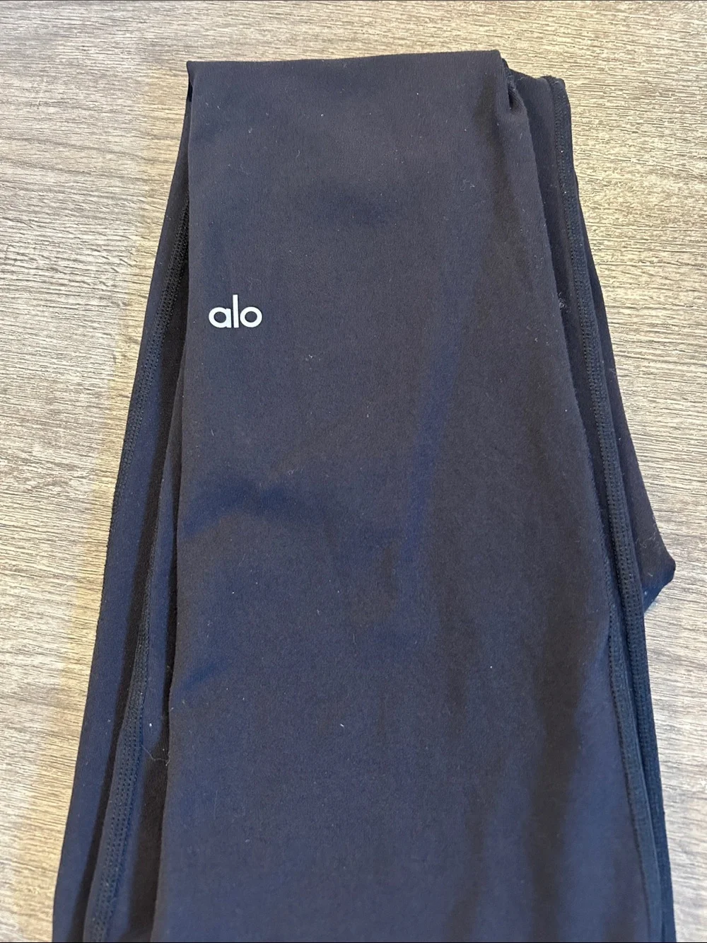 Alo Airbrush High-Waist Full Length Bootcut Leggings Black Women’s Small